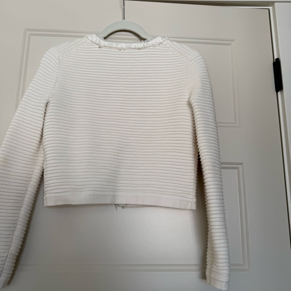 J.Crew Emilie Sweater Lady Jacket in Textured Cotton Blend - Picture 8 of 8
